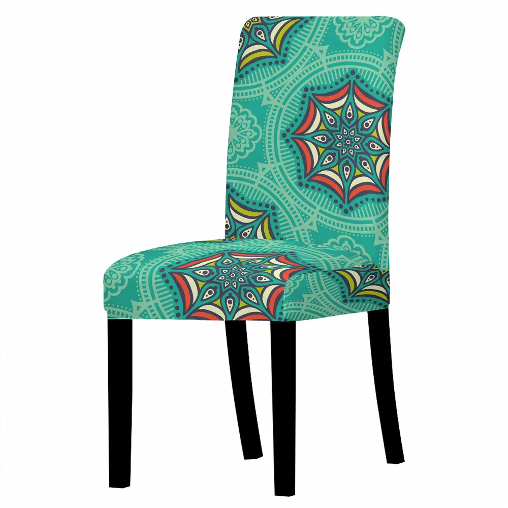 

Boho Mandala Print Removable Chair Cover High Back Anti-dirty Chair Protector Home Gaming Chair Office Chair Bean Bag Chair