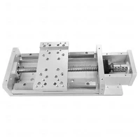 stroke 1000mm electric sliding table with lead screw 1605 linear guides resolution 0 02mm for cnc machine