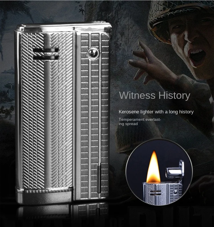 

Kerosene lighter Retro vintage grinding wheel lighter