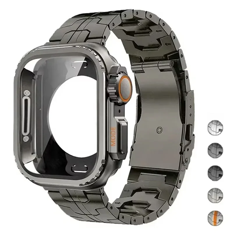 Титановый Браслет Для Apple Watch Металлический Ремешок С Полным Покрытием
