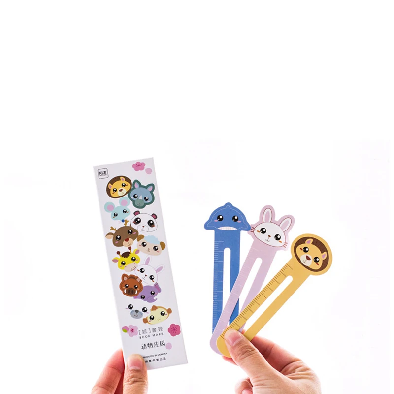 30pcs/lot Cute Animal Bookmark for Book Holder Multifunction Bookmark for Friends Family Kids Children Girls Book Page Marker images - 6