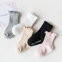 2022 spring autumn newborn baby socks boneless point glue side of fungus non slip baby boy girls socks cotton new fashion