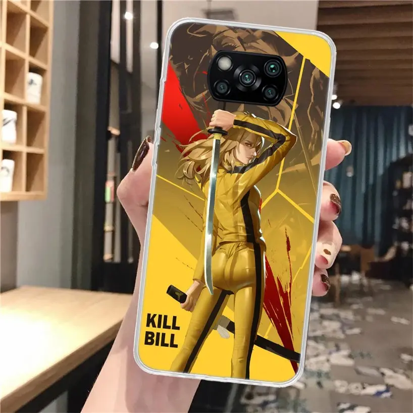 Мягкий чехол для телефона Kill Bill Xiaomi Poco X3 X5 X6 X7 Pro X4 NFC F6 F5 M5S M4 M3 F4 Gt F3 X3NFC F6Pro Fundas Cover