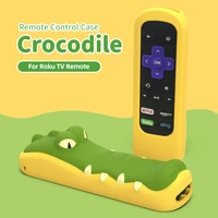 sikai for roku premiere rc68rc69rc108rc112 remote control case cartoon crocodile creative protective case free ship