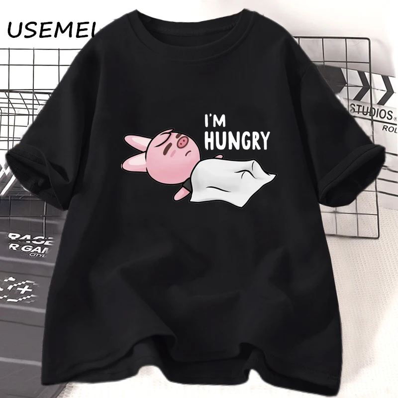 

I'm Hungry Tshirt Stray Kids Kpop Tee Shirt O Neck Summer Tops Women Graphicc Tees Woman Clothes Streetwear T-shirt Korean Tops