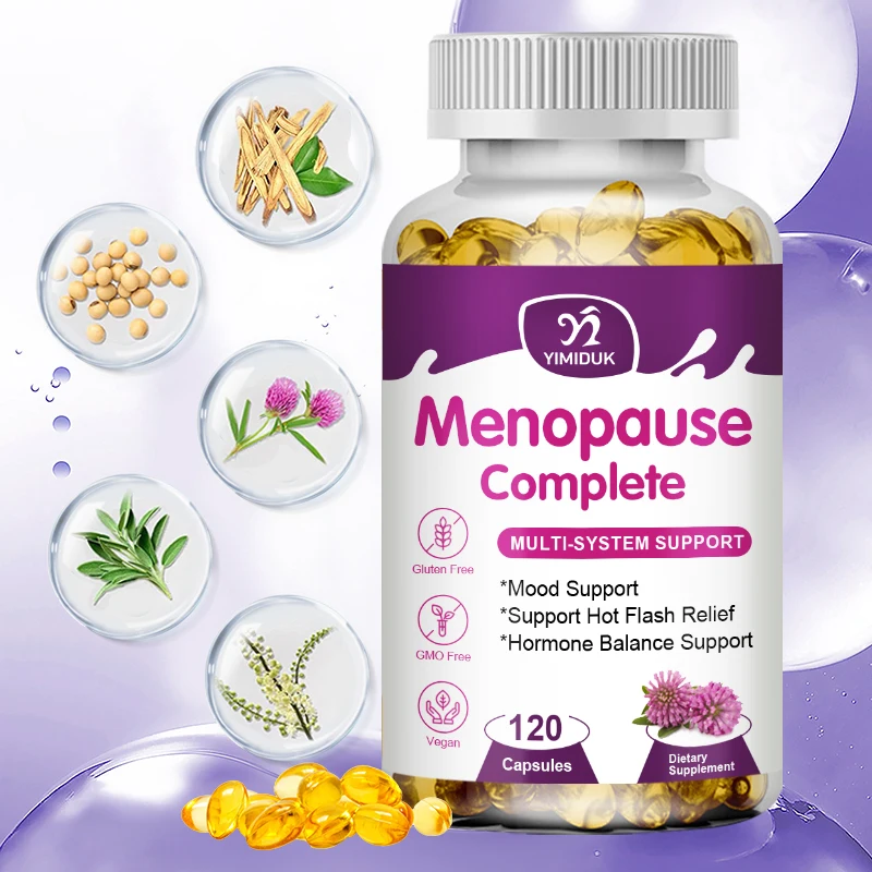 Menopause Relief for Women Hot Flashes Night Sweats & Hormone Support Relief Hormone Balance Capsules