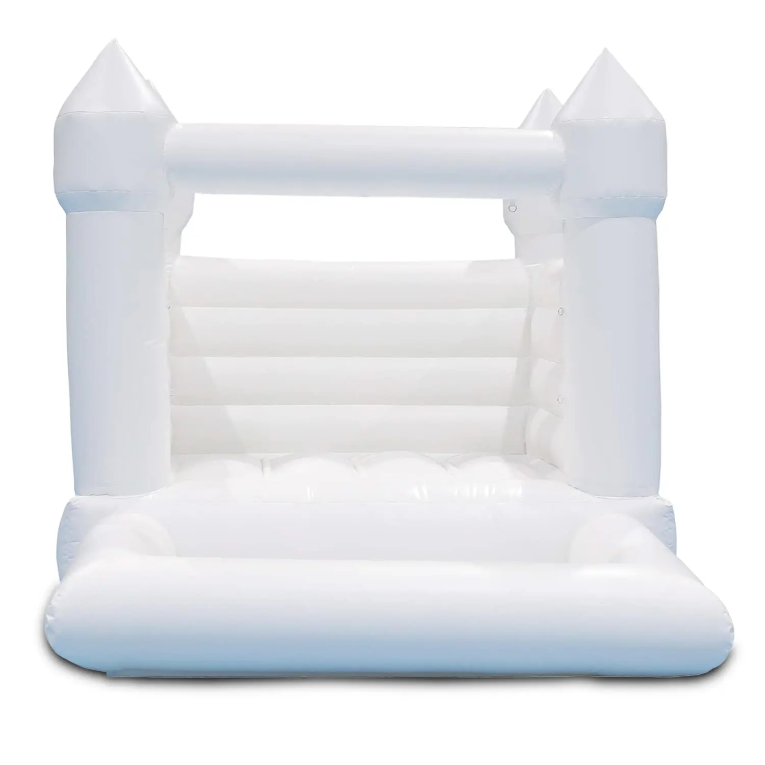 

SAYOK Inflatable White Bounce House Castle with Ball Pit, Inflatable Bouncy Castle Jumping Bed for Wedding/Birthday/Party/Event