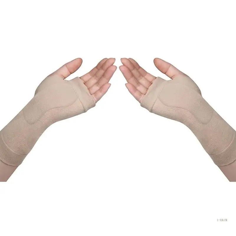 

M5TC Unisex Wrist Support Brace Compression Gloves Fingerless Wrist Gloves