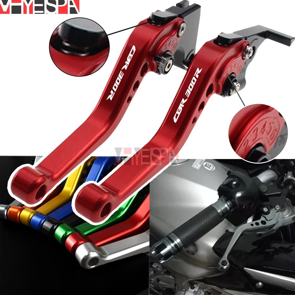 

Motorcycle Adjustable Handles Lever Short Brake Clutch Levers For Honda CBR300R/CB300F/FA CBR 300 R 2014-2020