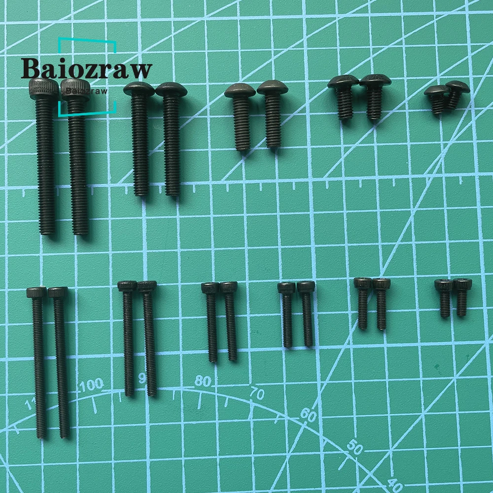Baiozraw V2.4 R2 3D Printer Screws Full Kit DIY Project Fasteners Nuts For Voron 2.4 Parts on. -> Винты полного комплекта DIY-проекта 3D-принтера Baiozraw V2.4 R2 с гайками для деталей Voron 2.4.