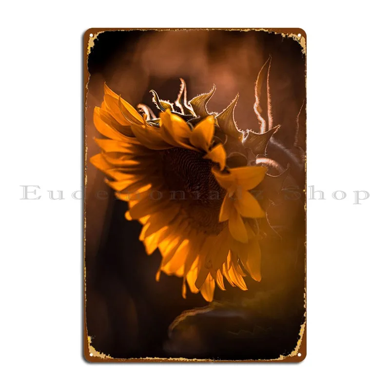 

Sunflower Ghost Metal Sign Plates Cinema Club Designer Bar Tin Sign Poster