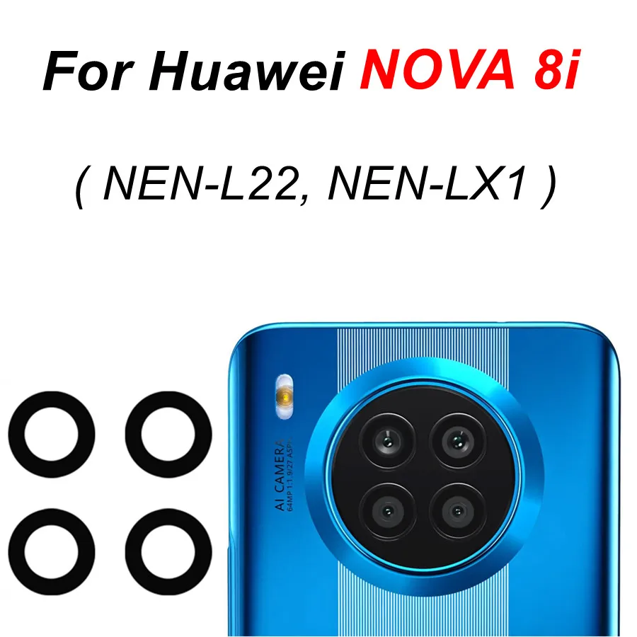 Для Huawei Nova 8i задняя камера стеклянная крышка объектива запасные части NEN-L22 NEN-LX1 |