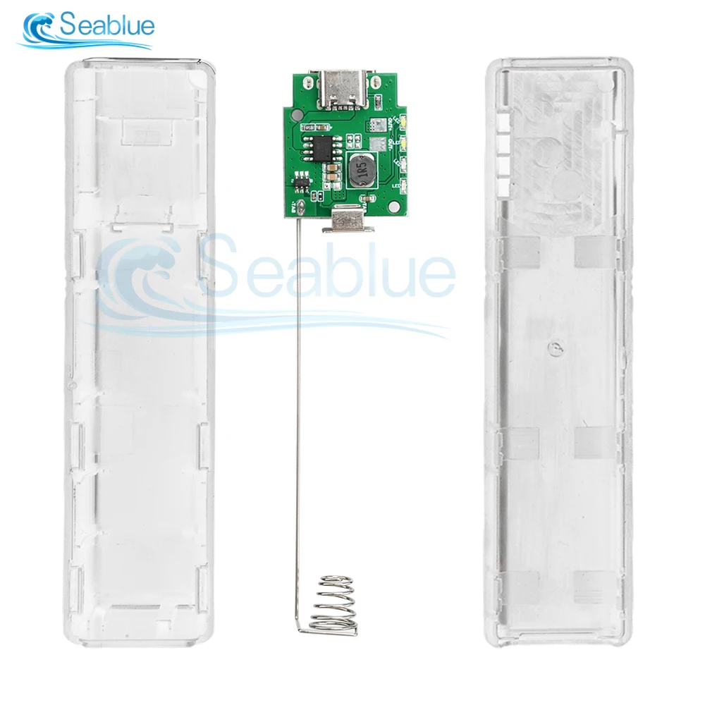 

5 В 2,1 А 10 Вт 1X 21700 Type-C USB аккумулятор для быстрого зарядного устройства DIY Power Bank Box для электронной зарядки телефона не входит аккумулятор