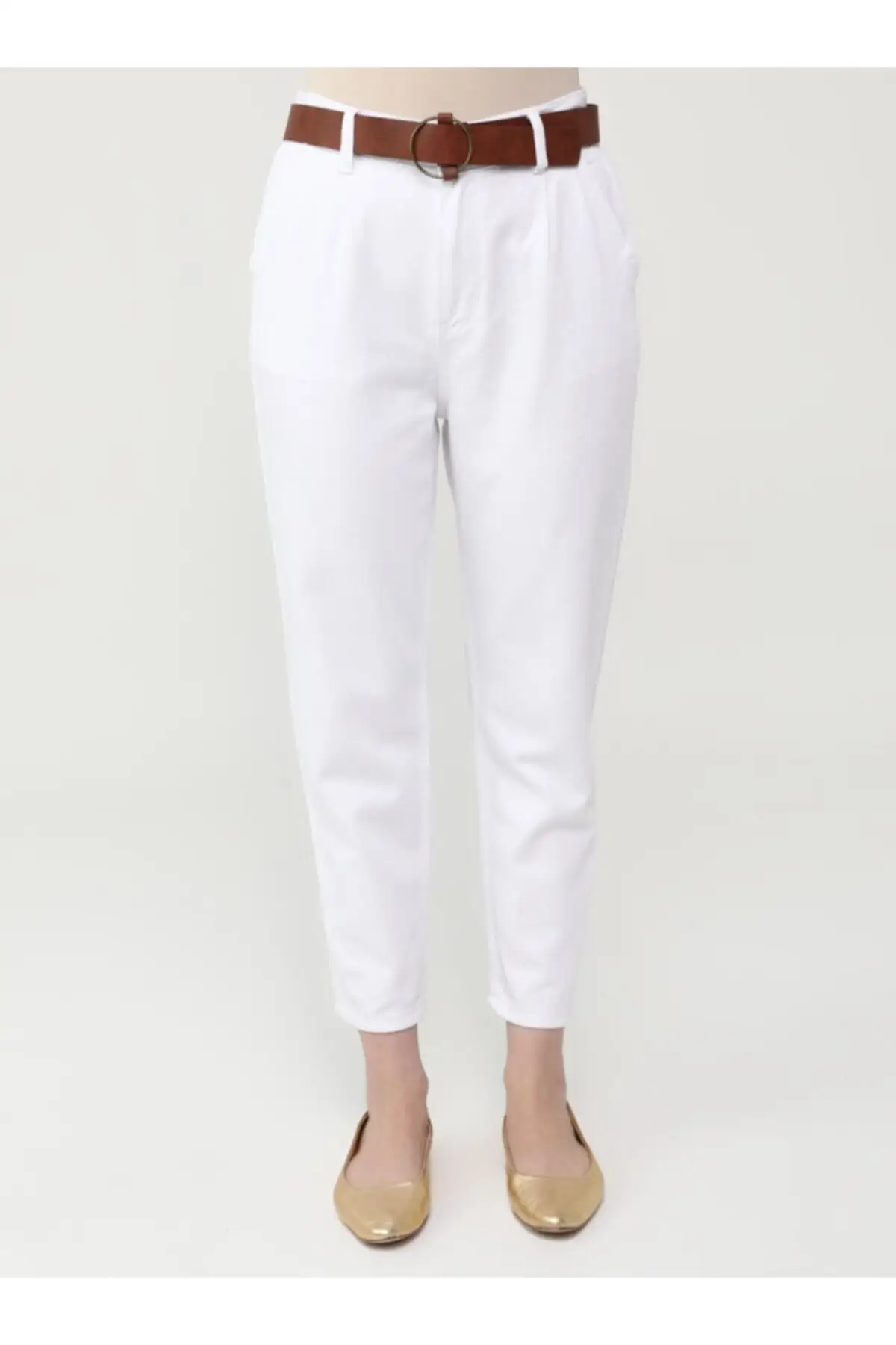 

Women's summer taylor ri Belt Classic Fit Jeans Women's Islamic Clothing Pants