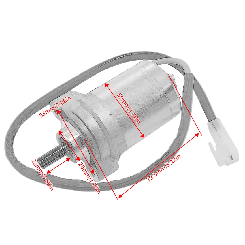 

Starter Motor For Yamaha 5D7-81890-00 5D7-H1890-01 5D7-81890-01 38B-H1800-01 R15 R125A R125 MT125 MT125A MT-125 WR125 WR125R