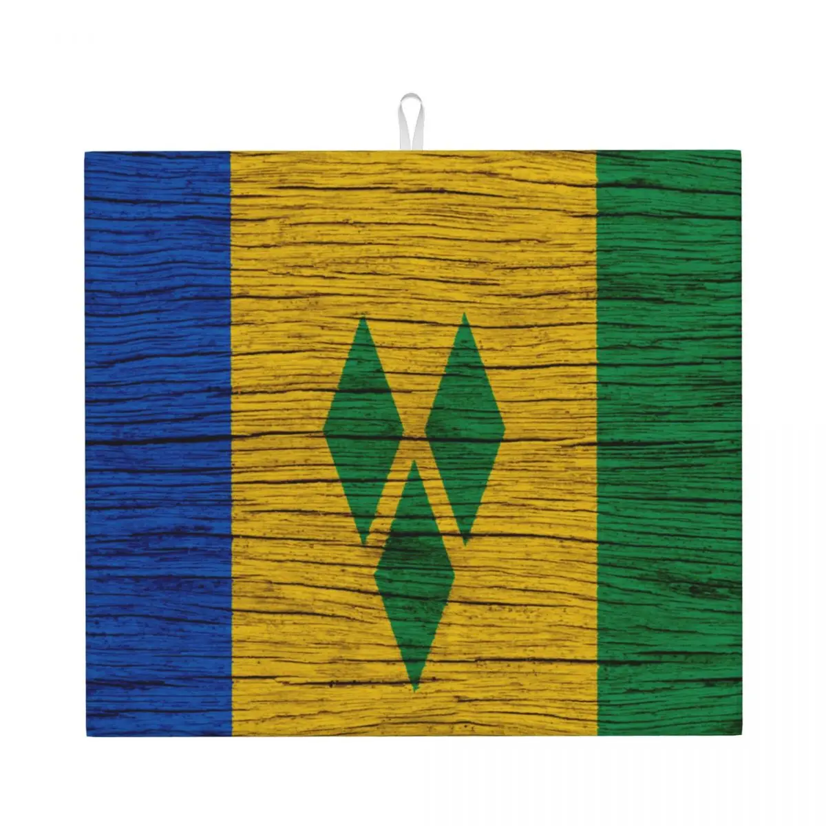 Коврик для сушки посуды с флагом святого Винсента и гренадина подушка из