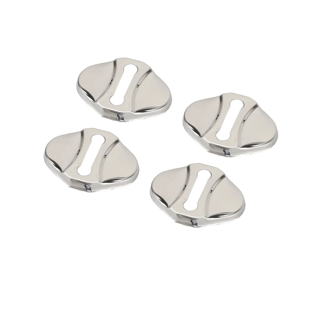 

4pcs set Car Door Lock Cover Case Door Lock Protective Case Auto Stainless Steel Car Emblem Case Fit for JAGUAR XF 2016-2019