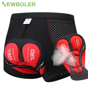 Imported NEWBOLER Cycling Shorts Breathable Mesh Cycling Underwear  5D Gel Pad Shockproof MTB Bike Shorts Bic
