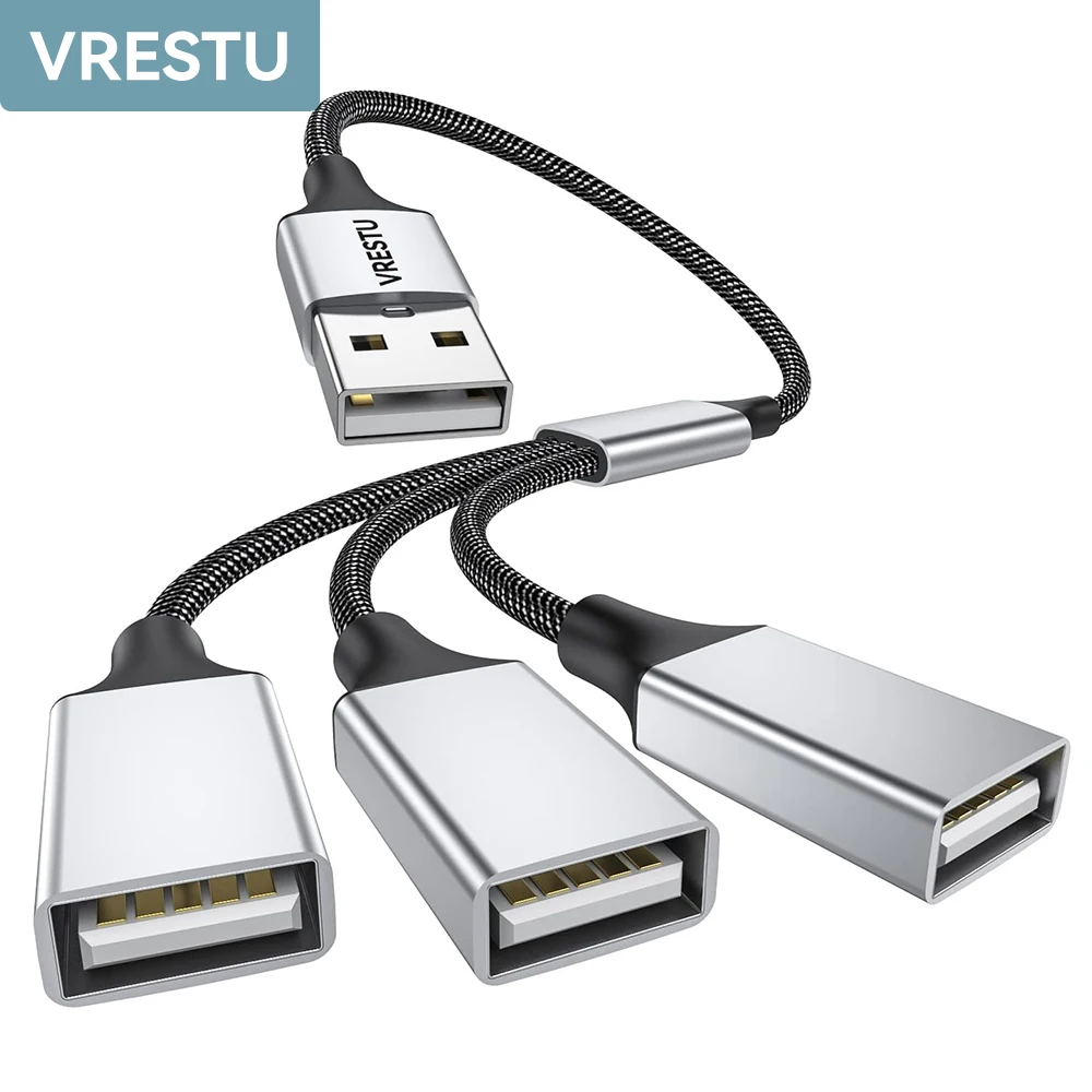 USB-разветвитель, Кабель-адаптер 1 в 2, 3, 4 порта