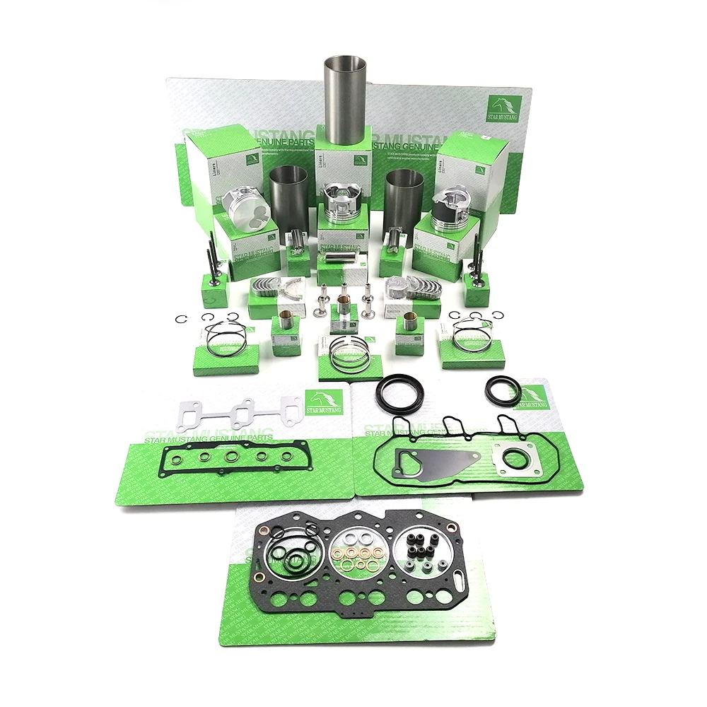 3D76E 3TNV76 поршень гильзы цилиндра 119717-22080 кольцевой клапан прокладка подшипника