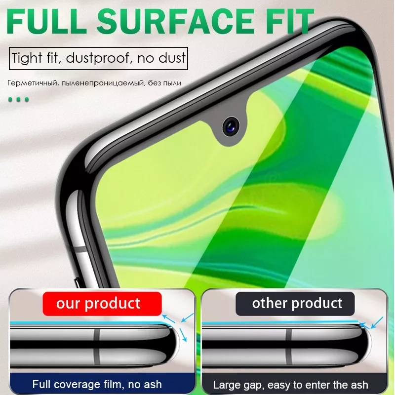 Hydrogel Film For OPPO F7 Screen Protector OPPO F7  R7 R9 R9S R11 R11S R15 Plus Full Cover Protect Film