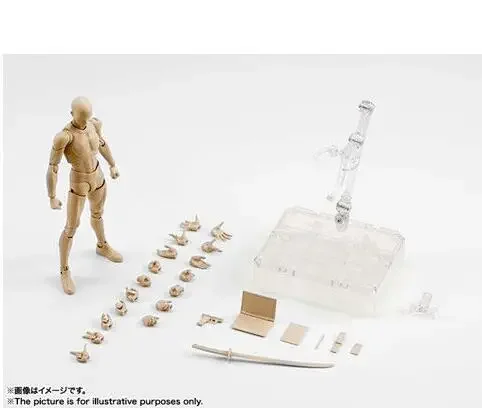 SHFiguarts BODY KUN  BODY CHAN серия Grey Color Ver. Черная коллекционная фигурка из ПВХ, модель руки (art.: 3920da040bd50) - 3920da040bd50