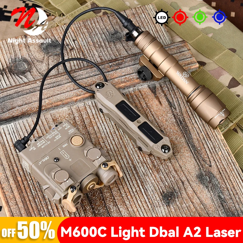 Фонарик для страйкбола DBAL A2 M300 M600 красная зеленая точка только лазерный