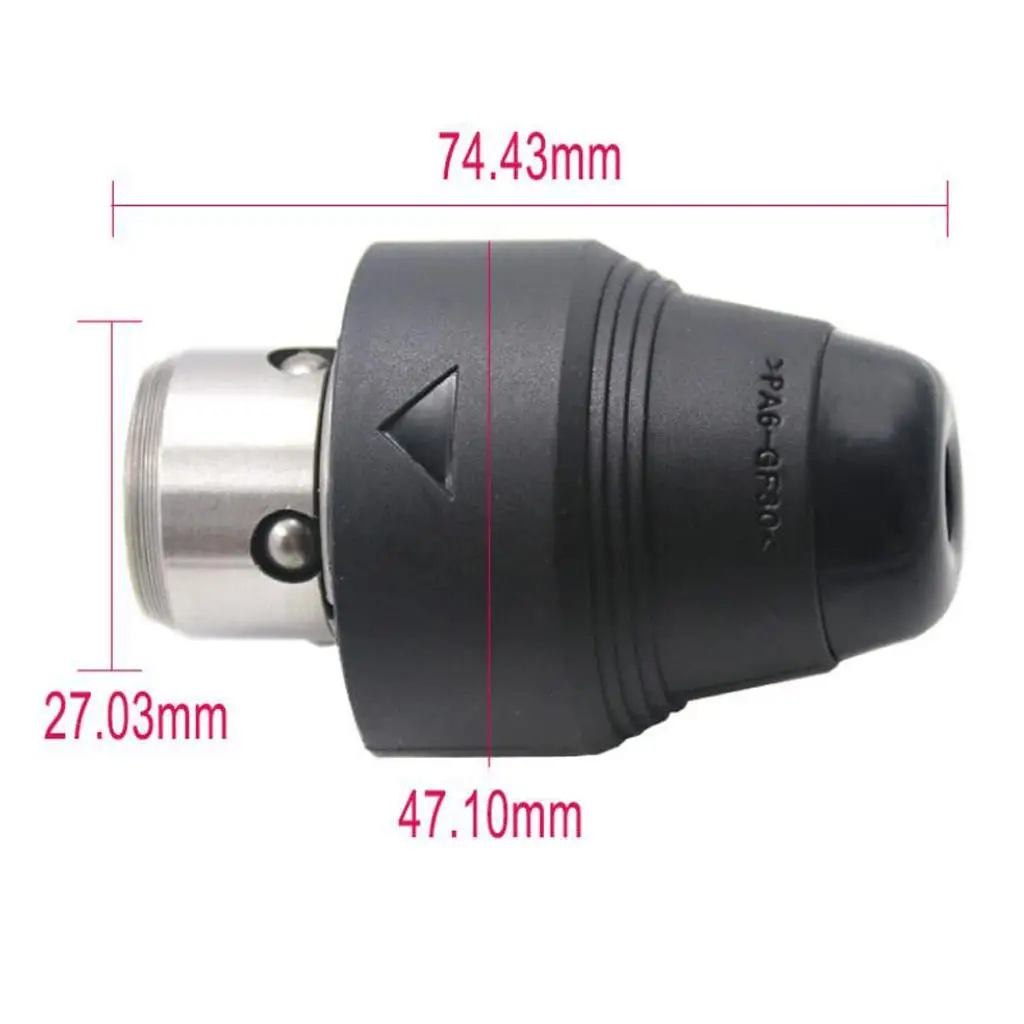 Черный патрон для быстрой дрели Φ/28DFV/ 4-32DFR 7.5x 5x 5 см