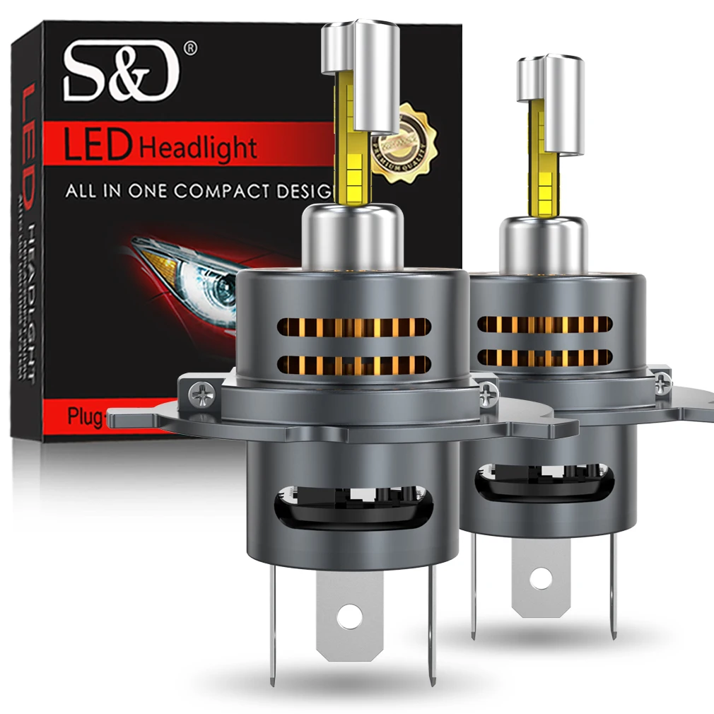 30000LM H7 H4 Светодиодная автомобильная фара Canbus Светодиодная лампа для беспроводной с вентилятором Авто Mini H4 Лампы Мотоциклетные противотуманные фары 6500K 12V