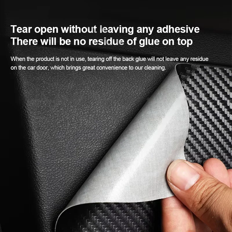 4 шт. противоударный коврик для двери автомобиля наклейки на дверную панель