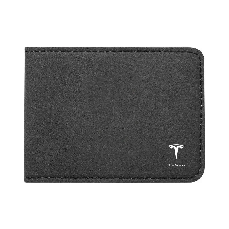 

Замшевый чехол для водительских прав, чехол для документов вождения автомобиля, держатель для кредитных карт для Tesla Model 3 Model X S 2016-2020 TM3 TMX
