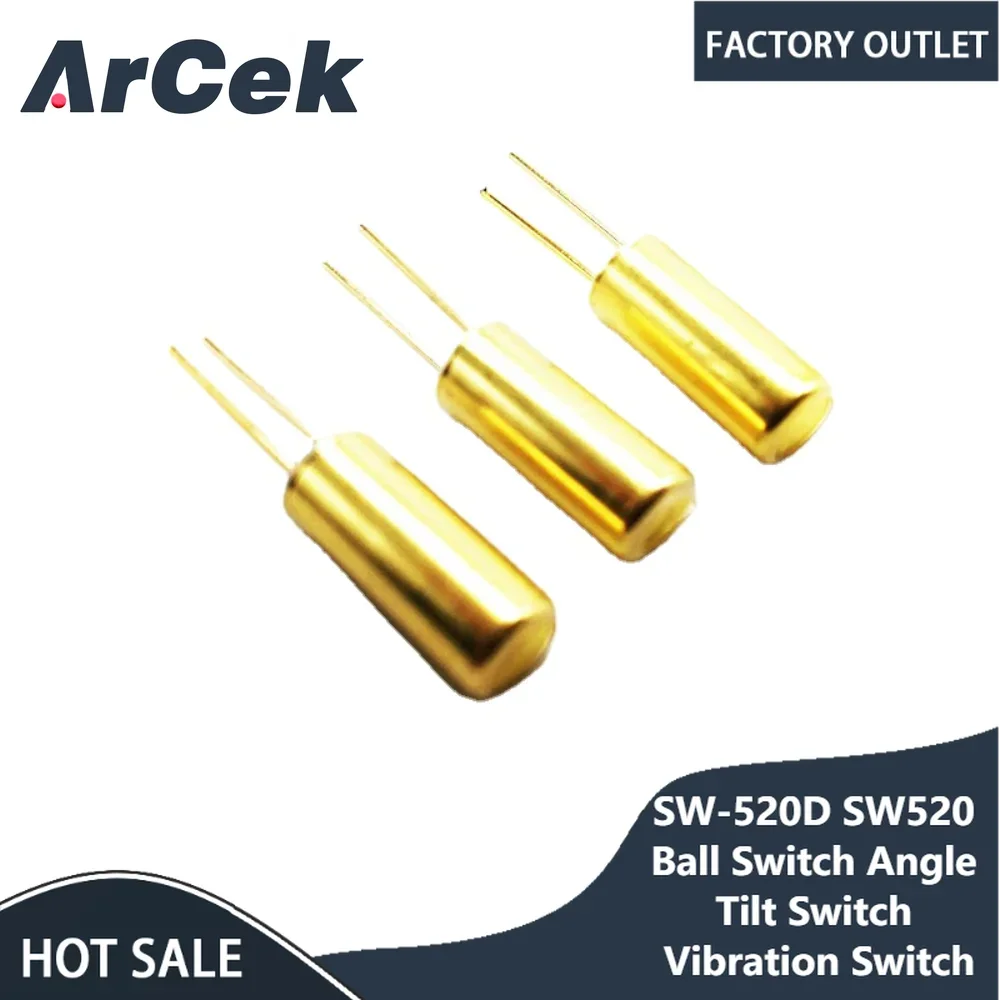 

10 шт. Высокочувствительный реле SW520, шариковый переключатель, угол наклона, переключатель вибрации