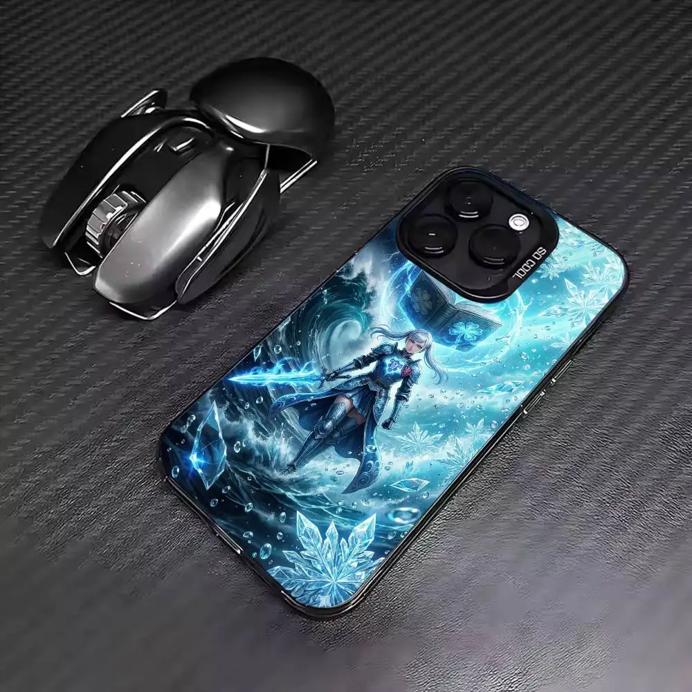 Фото Чехол для телефона B-Black Clover-Noelle Silva, цвет серебристый, для iPhone 17, 16, 11, 12, 13, 14, 15 Plus, Pro Max, XS №2