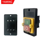 KAO-5 переменного тока 380220 В 10 А ВКЛВЫКЛ водонепроницаемый кнопочный переключатель 6 винтов клеммы BSP210F-1B машины KA0-5M