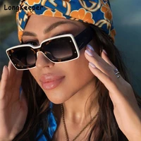 retro small rectangle sunglasses for men women luxury brand shades square snake pattern sun glasses travel uv400 lunette 2022