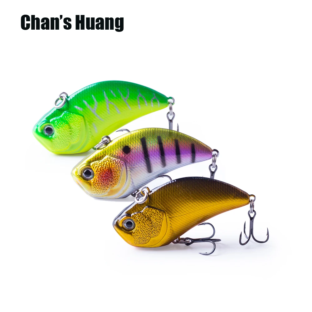 

Chan's Huang 50mm 12G Mini Lipless VIB Crankbait Fishing Lure Sinking Hard Plastic Artificial Wobblers Bass Tackle