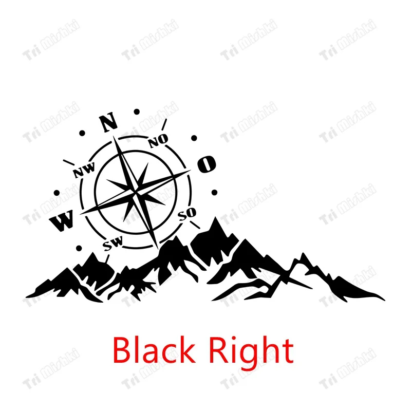 

Три мишки HZX1531 горный компас внедорожник Внедорожник 4x4 Автомобильная Наклейка Виниловые наклейки водостойкая наклейка на капот кузова автомобиля