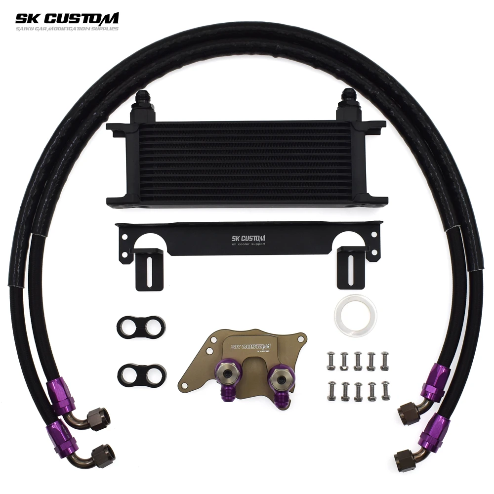 

Комплект масляного радиатора двигателя SK для MINI R55 R56 R57 R58 R59 R60 R61 N14 N18 1,6 T