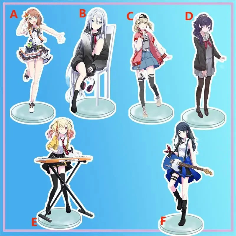 

Anime Stand Project Sekai Tenma Saki Hoshino Ichika Acrylic Figure Display Desktop Decoration 15cm