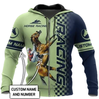 2021new autumn hoodie horse racing 3d printing menswomens sweatshirt unisex streetwear zipper pullover casual jacket 21