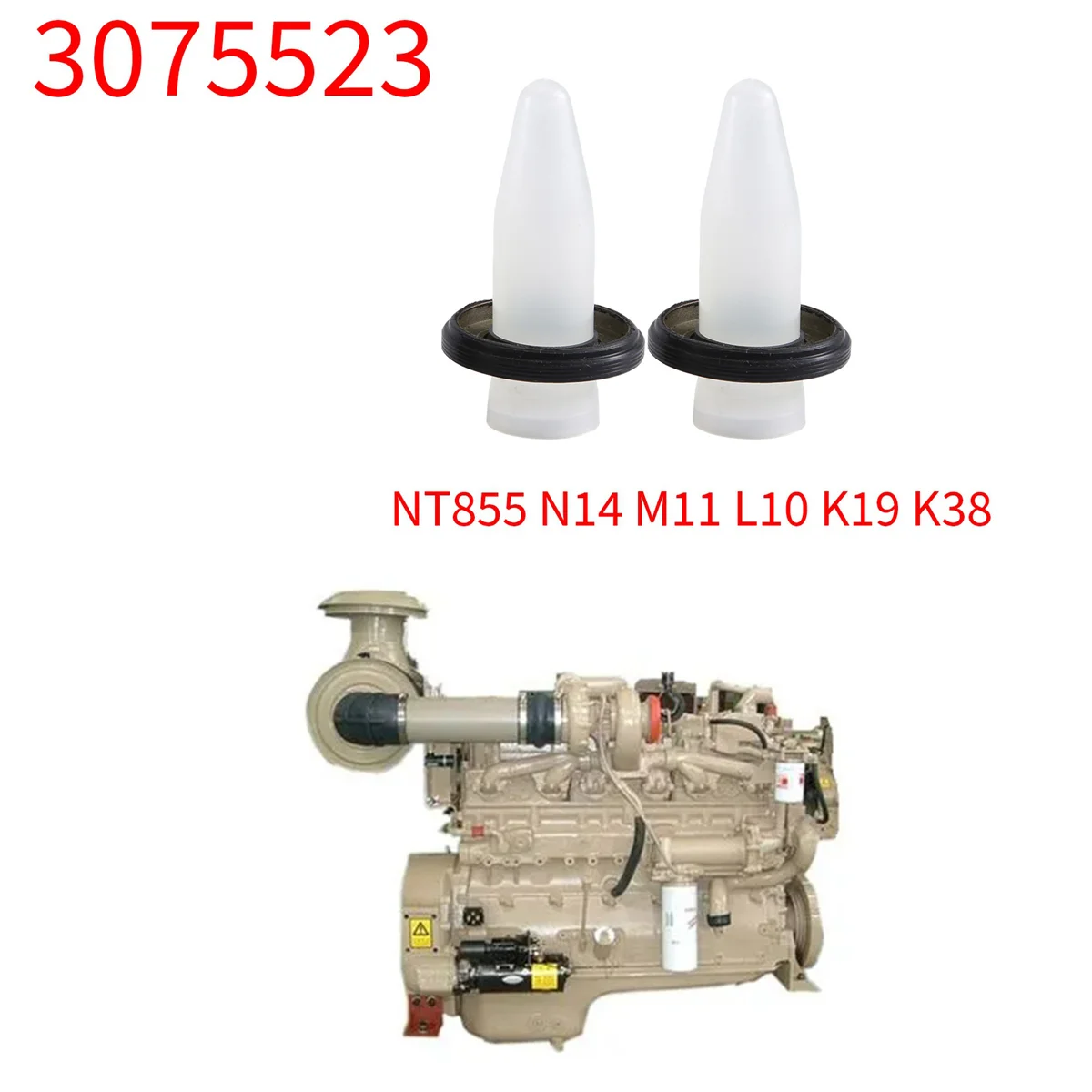2 шт. уплотнение топливного насоса сальники главного вала 3075523 для NT855 N14 M11 L10 K19 K38