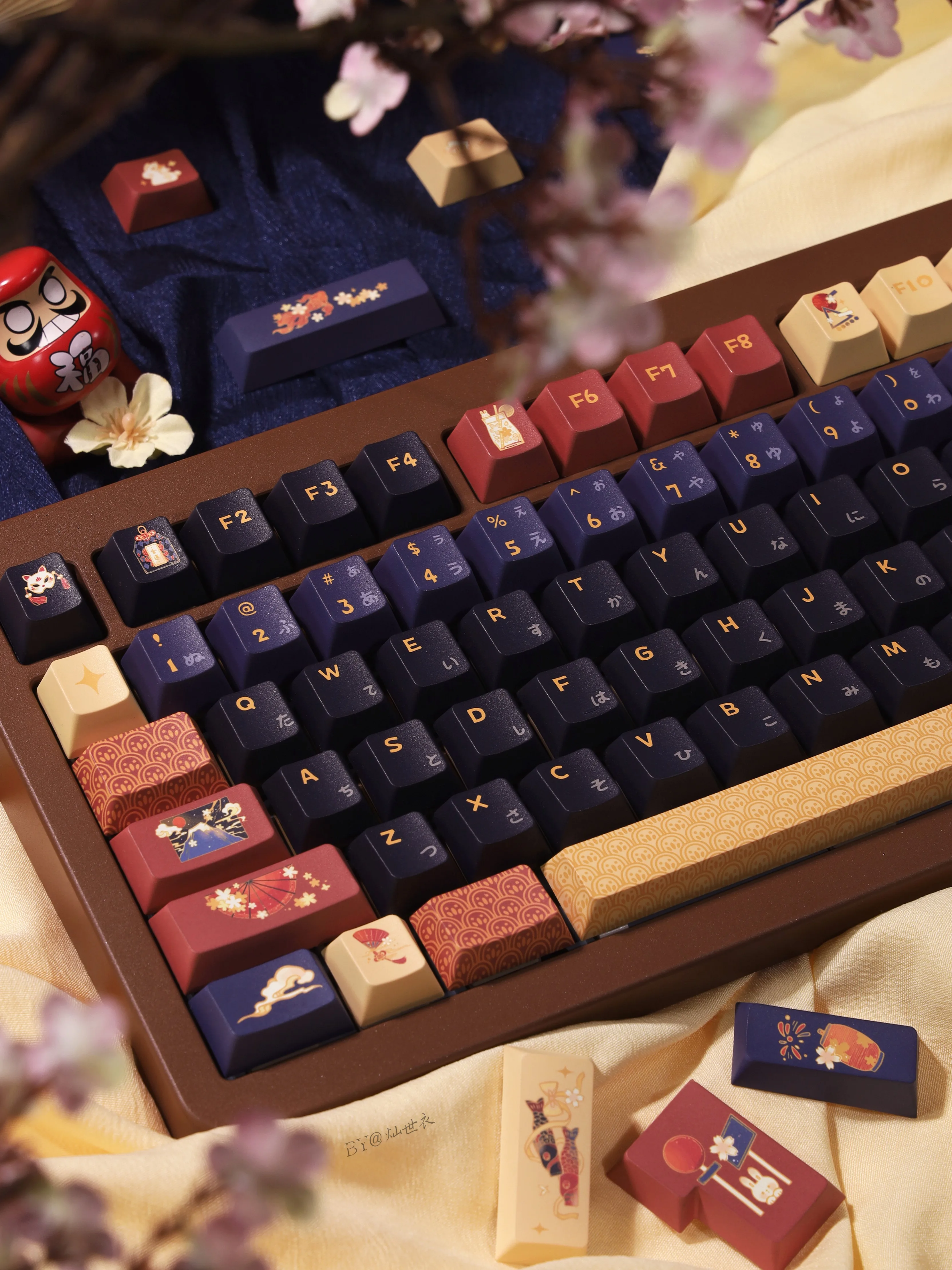 Колпачки для клавиш Ping Cheng Monogatari в японском стиле 137 клавиш/комплект