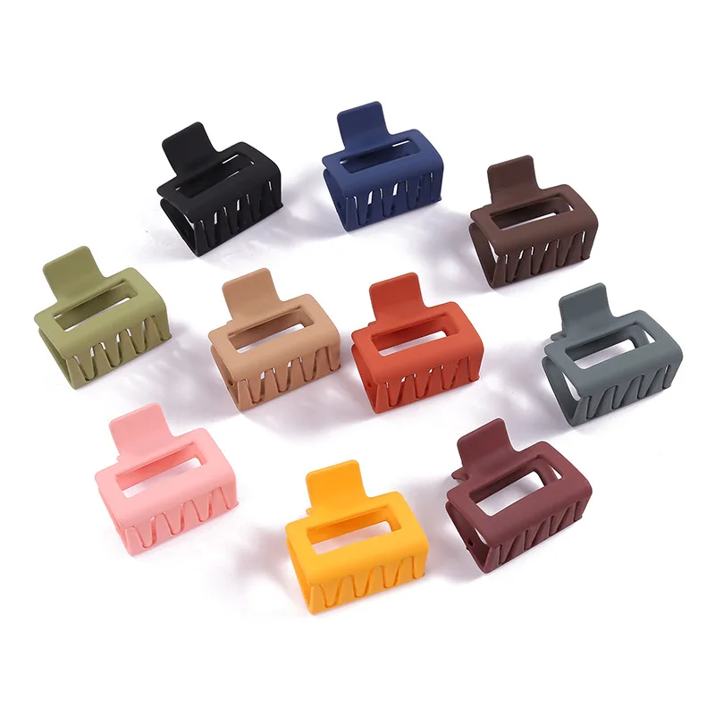 

Selling New Fashion All-match Geometry Acrylic Scrub Hairpins Barrettes for Women Girl Clamp Hair Accessorie Headwear Wholesaler