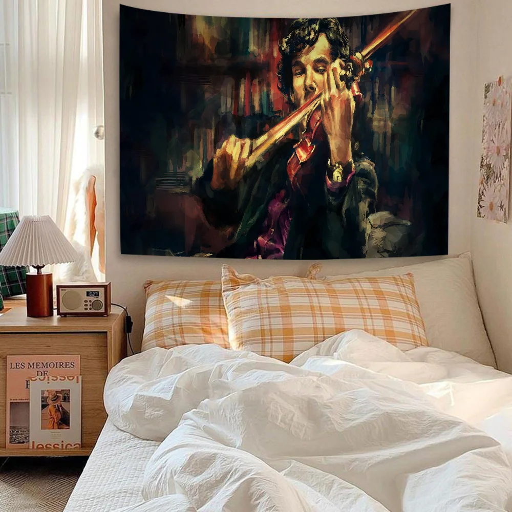 Гобелен I Am S-Sherlock H-Holmes для гостиной домашнего декора в общежитии художественный