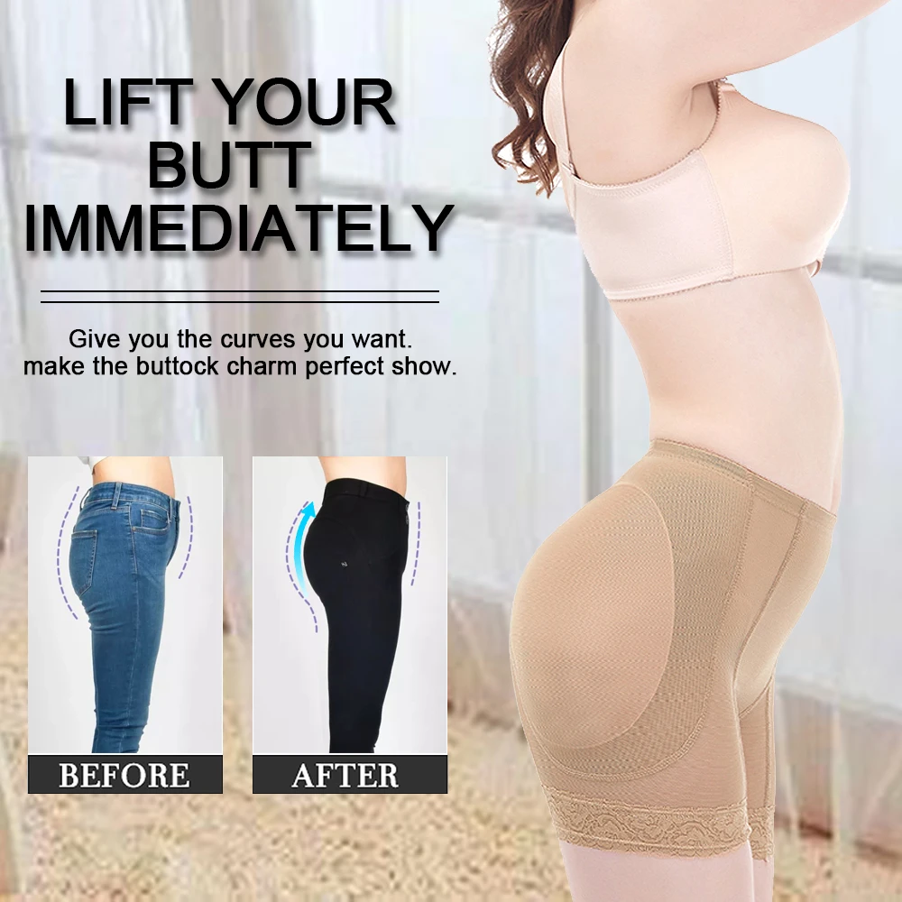 SEXYWG Butt Lifter Hip Panties Women Hip Enhancer Body Shaper Push Up Panties Hip Shapewear Pad Panties