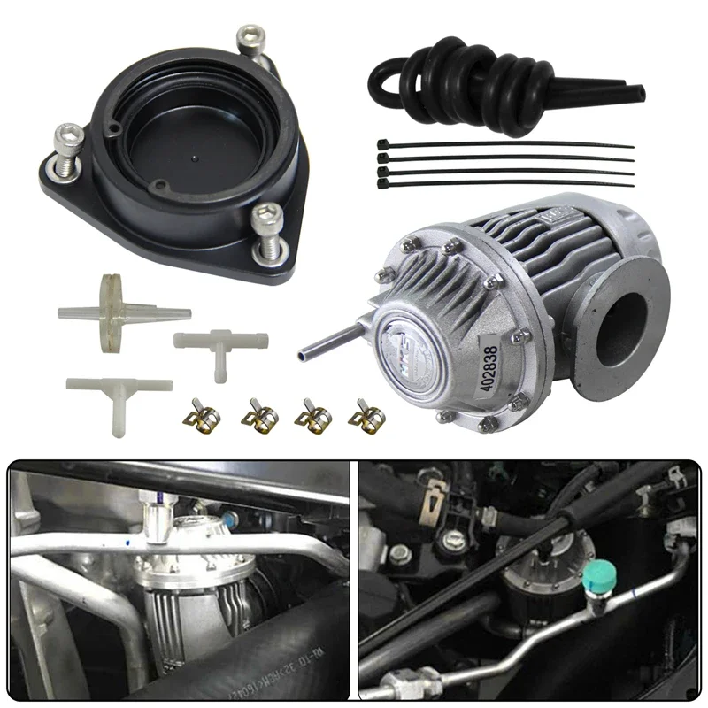 Фото Клапан Blow Off (SSQV) и адаптер BOV с вакуумным шлангом для Honda Civic 1.5L Turbo 2016-2022 №2