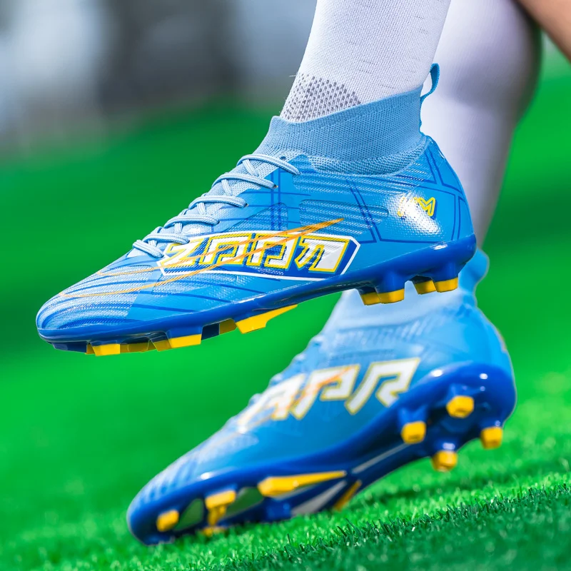 Оригинальная профессиональная обувь для футбола мужские модные оранжевые носки