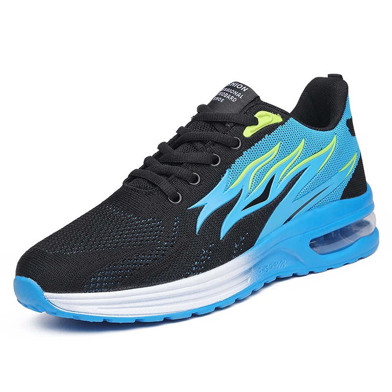 Women Sneakers Men Light Breathable Air Cushion Running Shoes Unisex Casual Lace Up Tennis Shoe Fashion