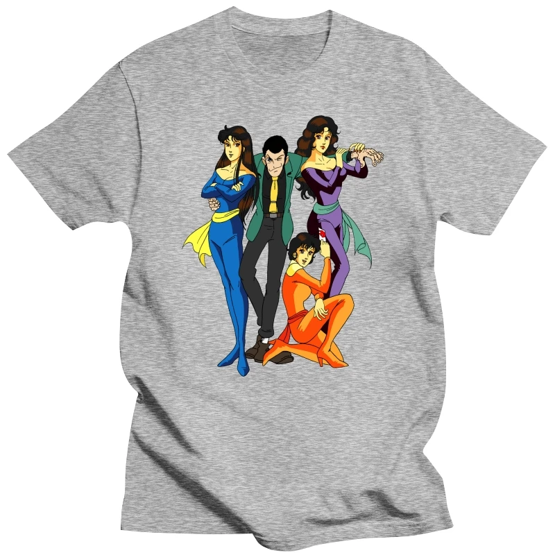 Мужская футболка Lupin Iii the Third Occhi Di Gatto Cartone Anni