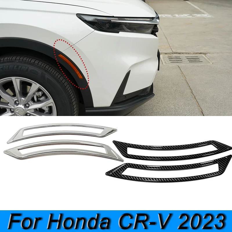 

Колесо для бровей, световая рамка, декоративные полосы, наклейки для Honda CR-V CRV 2023 ABS, аксессуары для стайлинга автомобиля